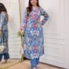 Cotton Kurti (SRK-04/104) - Blue